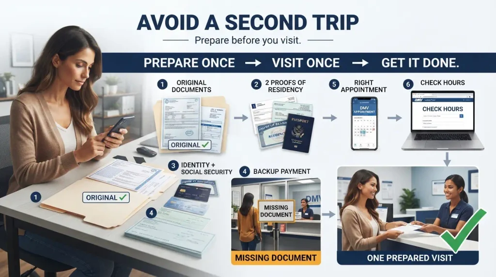 Avoid a Second Trip