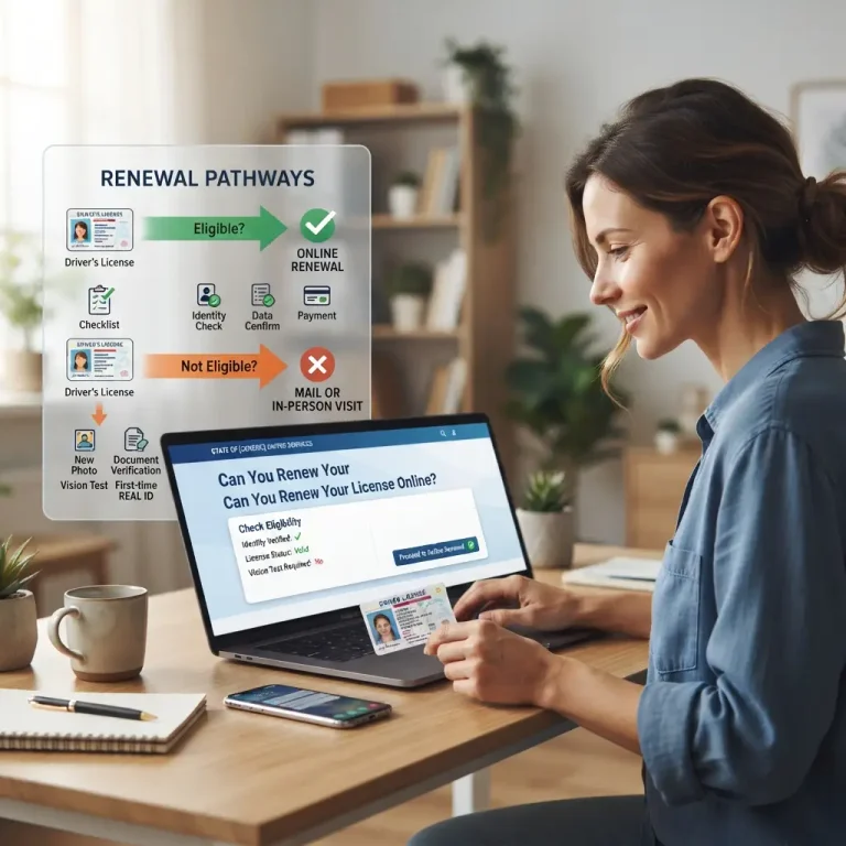 Renew Driver’s License Online: Eligibility, Steps, Fees & Timeline