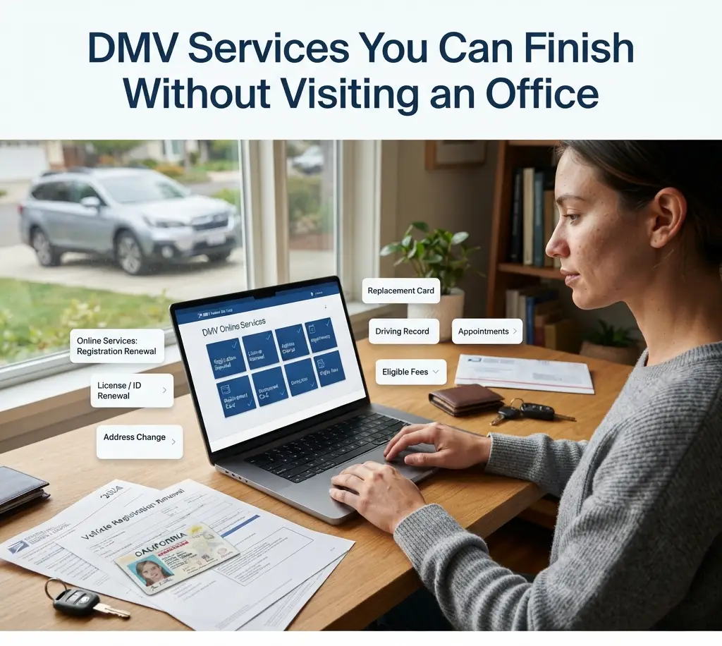 DMV Services You Can Finish Without Visiting an Office