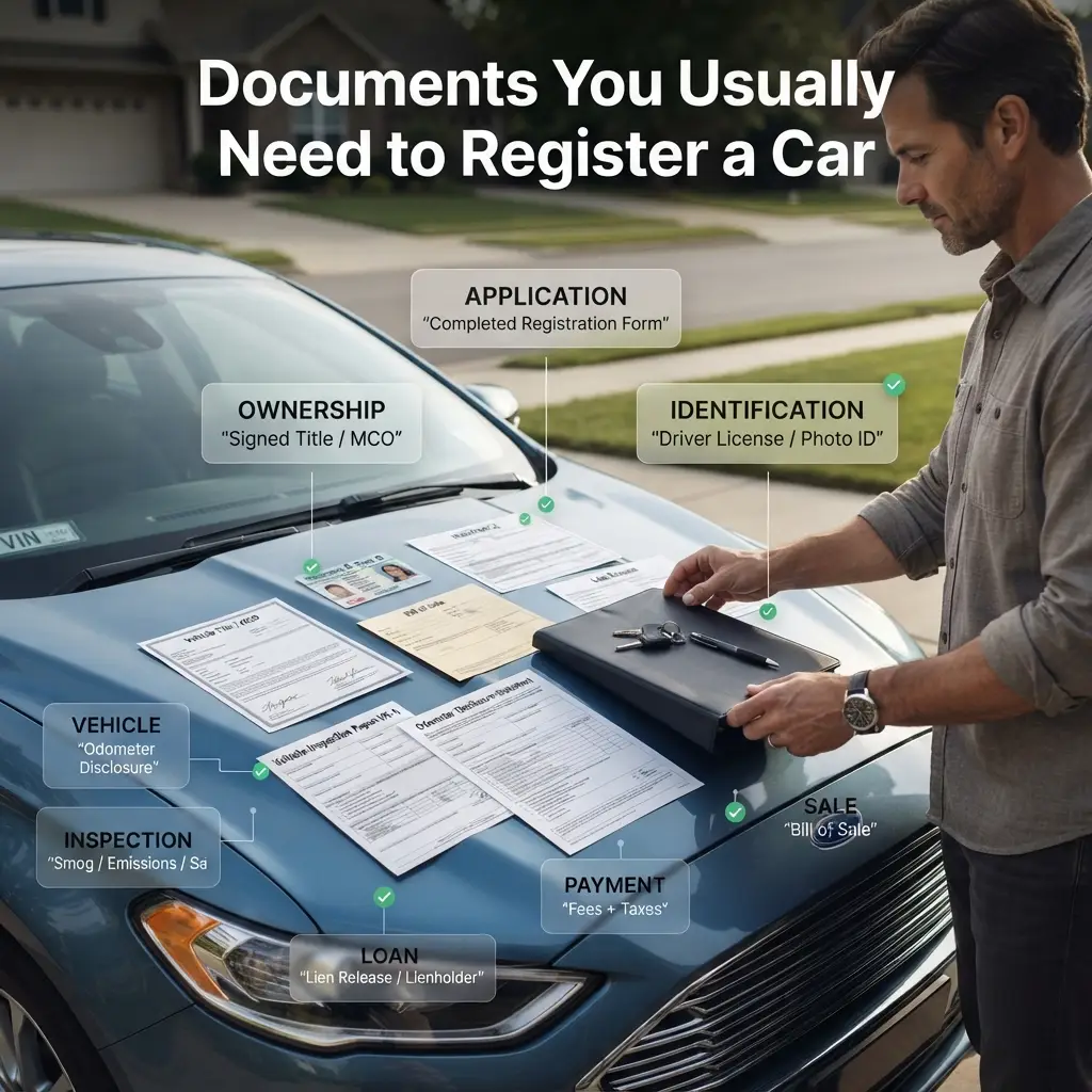 Documents You Usually Need to Register a Car