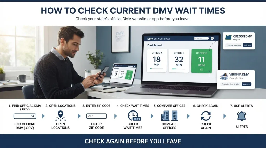 How to Check Current DMV Wait Times