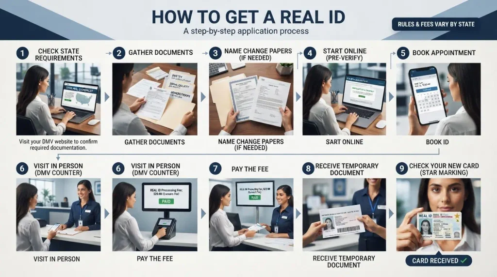 How to Get a REAL ID Step by Step