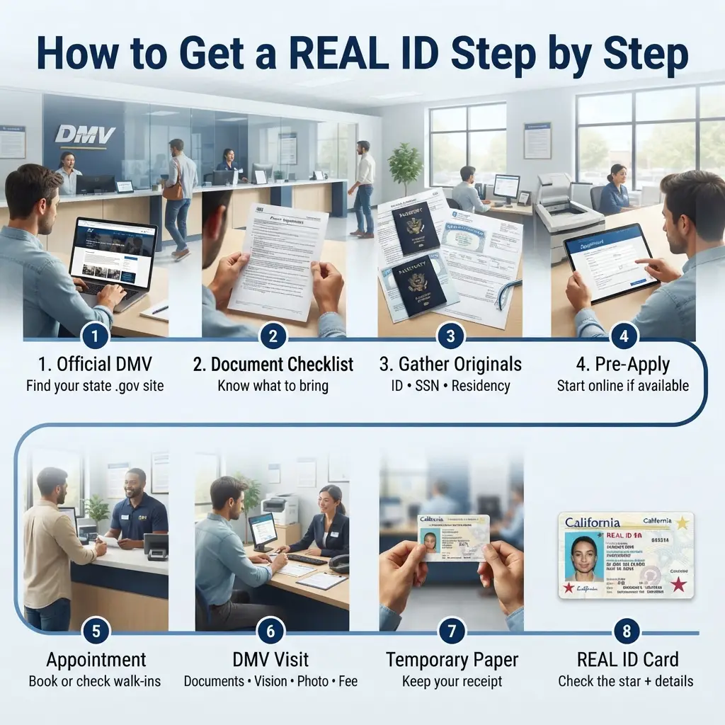How to Get a REAL ID Step by Step