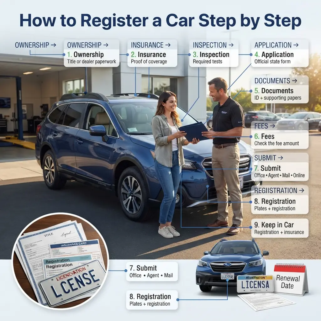 How to Register a Car Step by Step