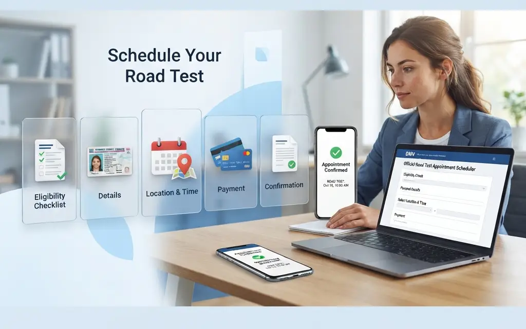 How to Schedule a DMV Road Test Appointment Step by Step