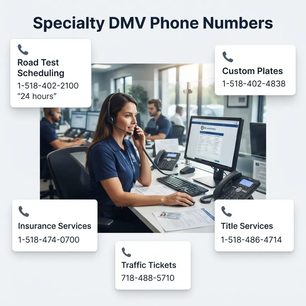 Specialty DMV Phone Numbers