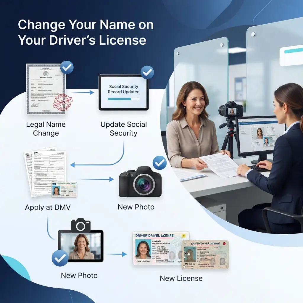 Step-by-Step: How to Change Your Name on a Driver's License