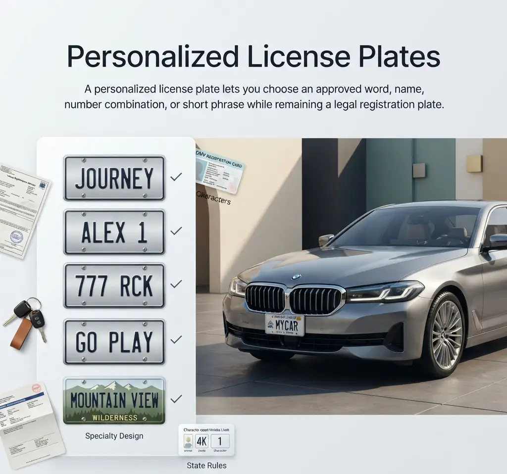 What Are Personalized License Plates?