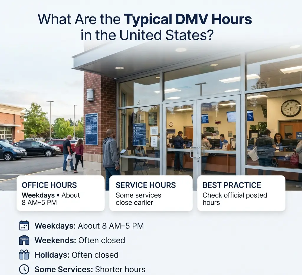 What Are the Typical DMV Hours in the United States?