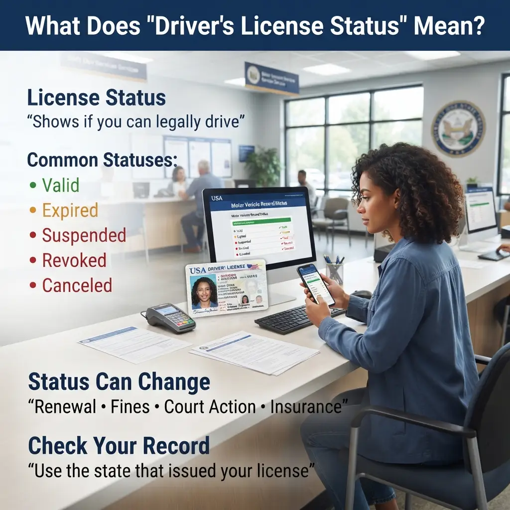 What Does "Driver's License Status" Mean?
