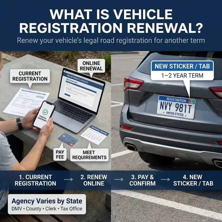 Renew Vehicle Registration Online: Requirements, Fees, and Step-by-Step Process