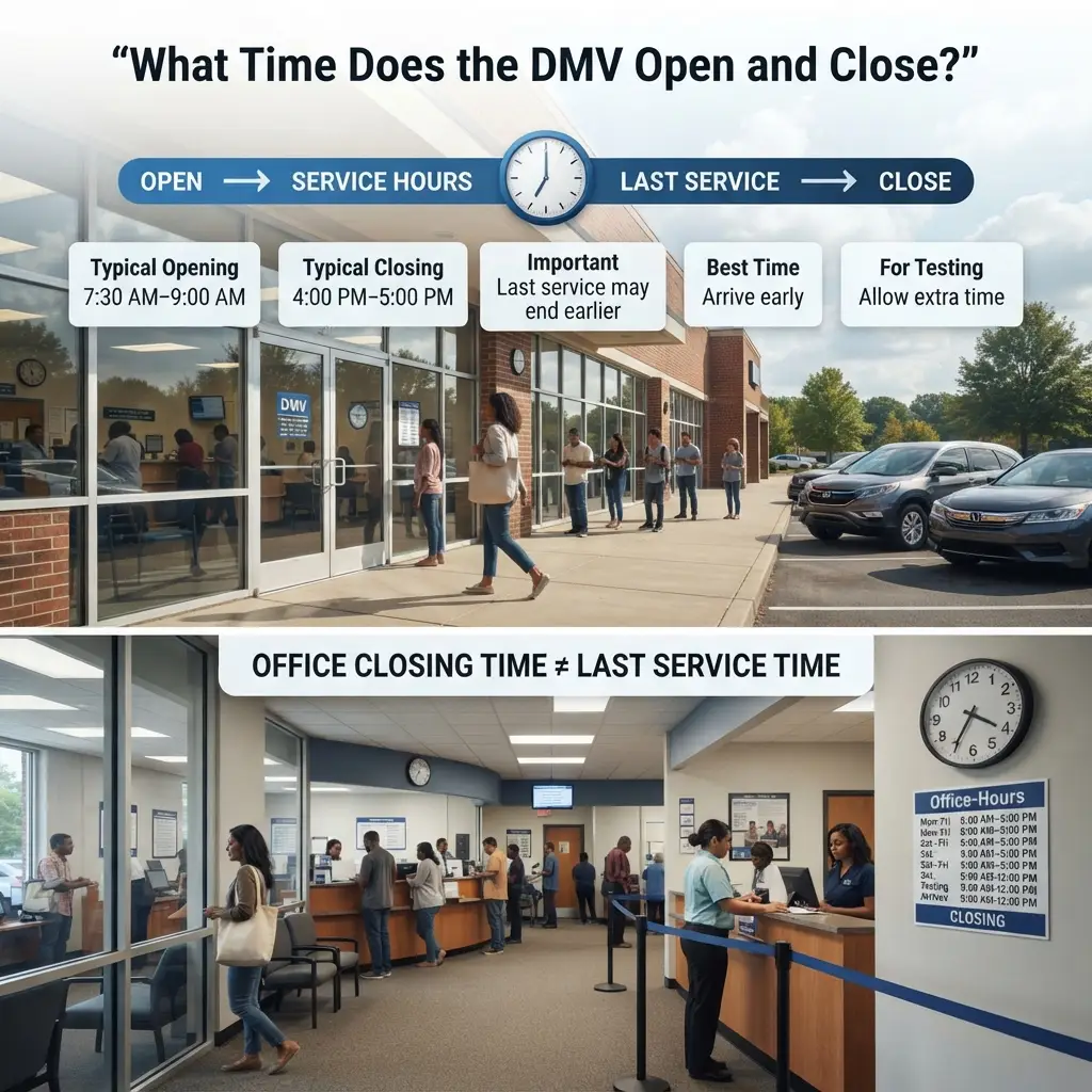 What Time Does the DMV Open and Close?