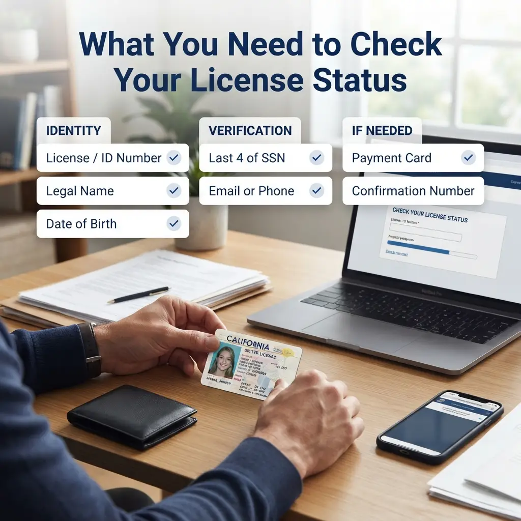 What You Need to Check Your License Status