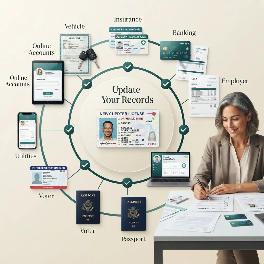 What to Update After Your License Name Changes