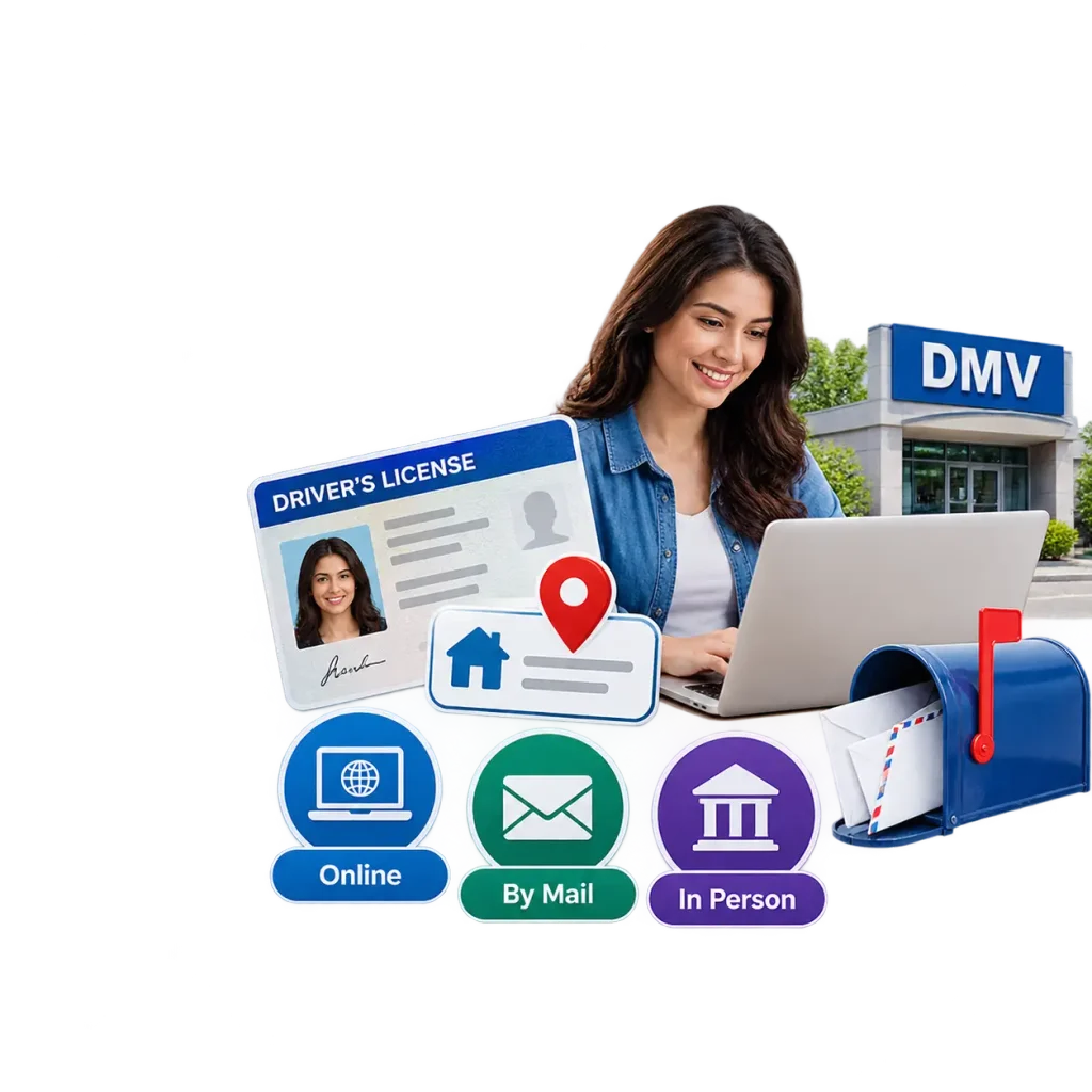 How to Change Address on Driver's License: Online, By Mail, or In Person