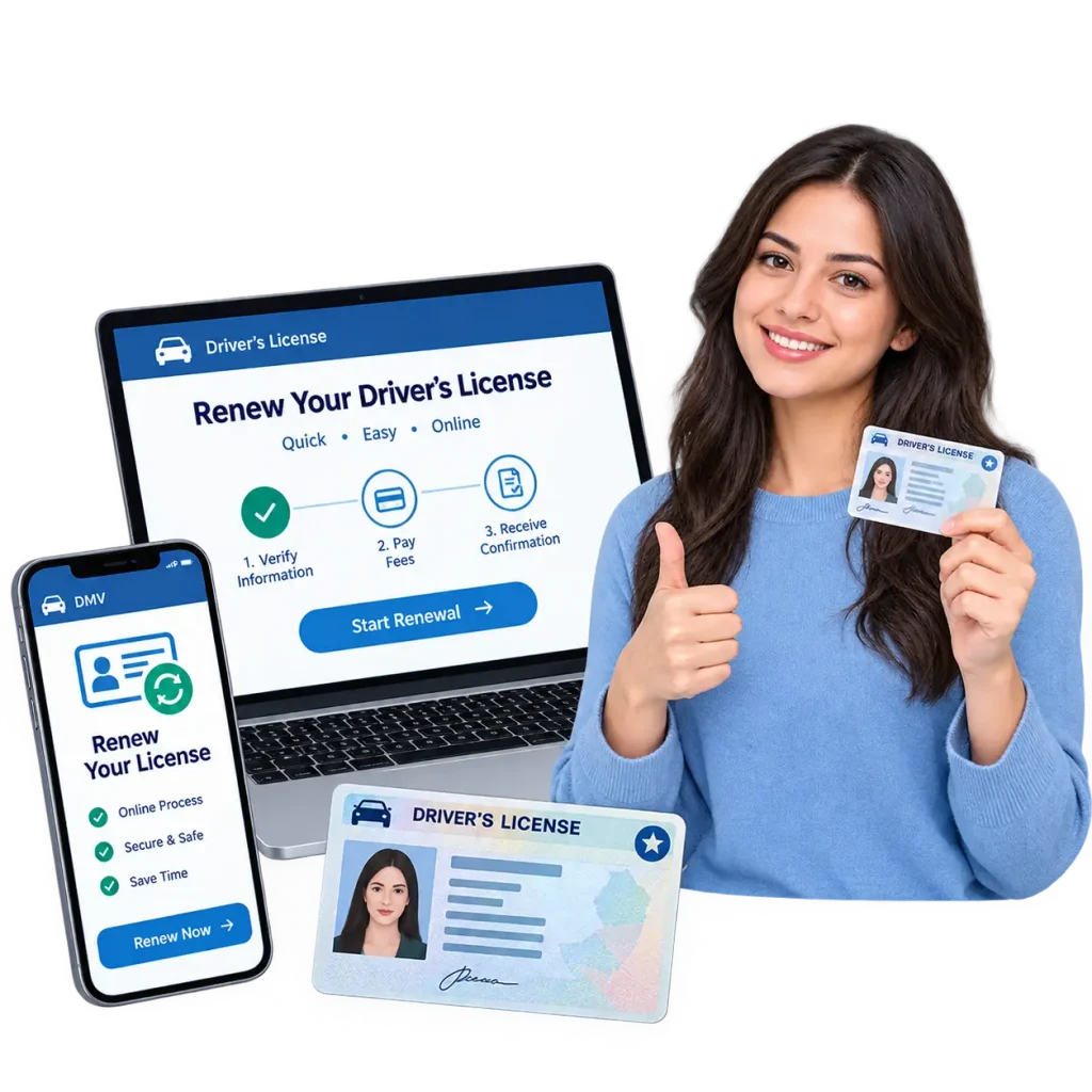 Renew Driver's License Online: Eligibility, Steps, Fees & Timeline