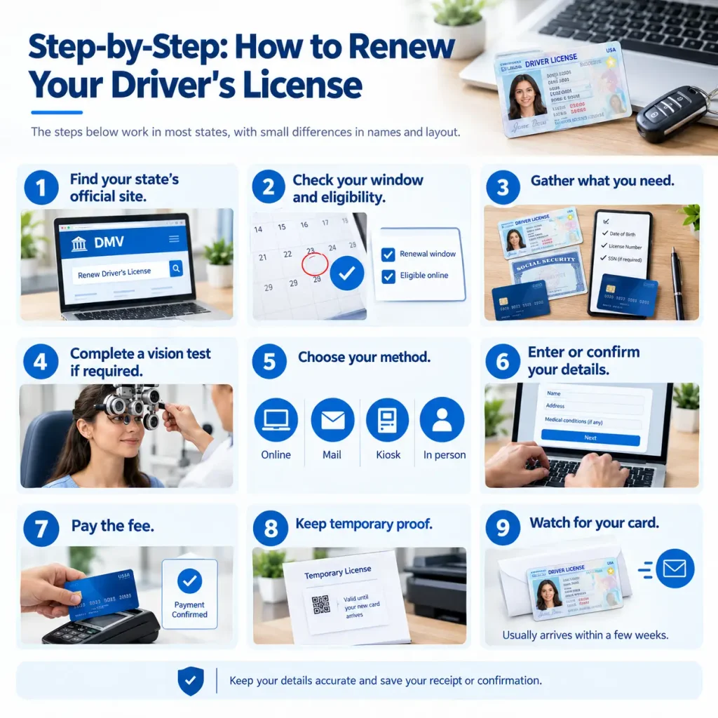Step-by-Step: How to Renew Your Driver's License