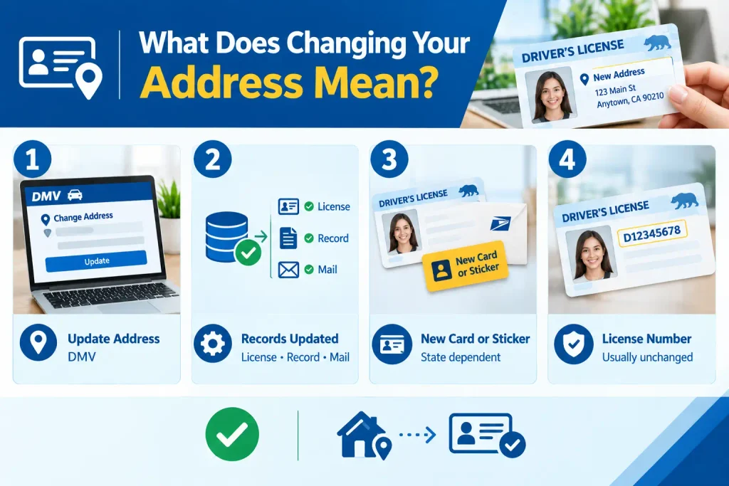What Does Changing Your Address on a Driver's License Mean?