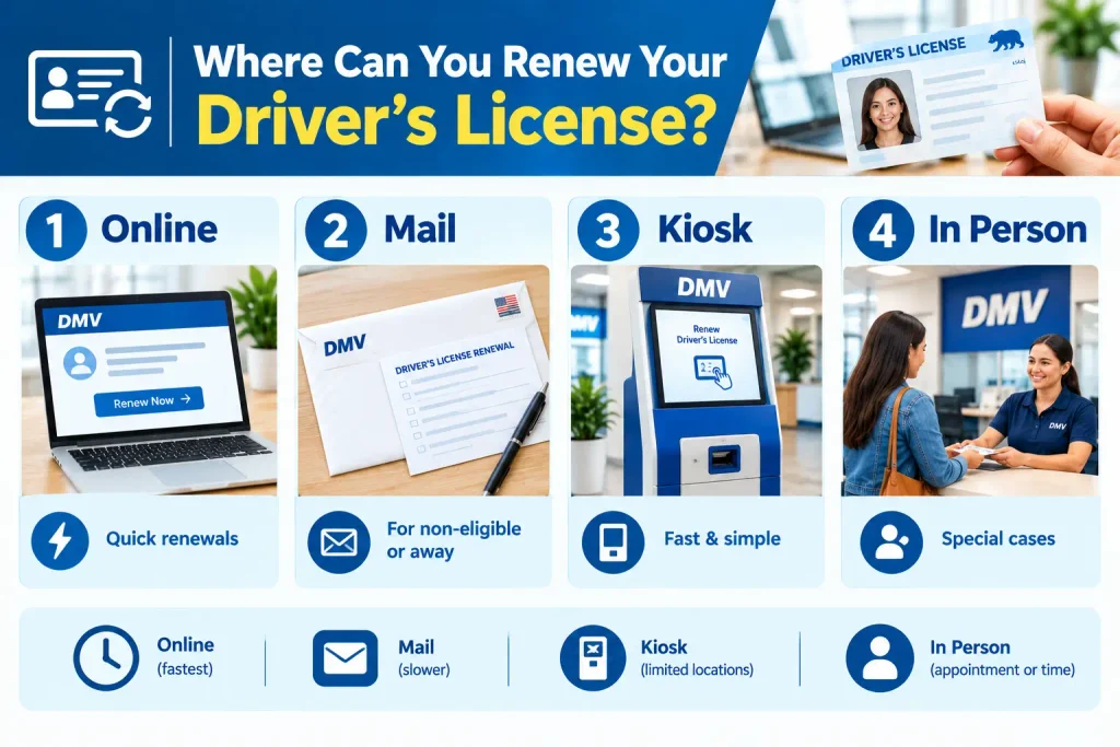 Where Can You Renew Your Driver's License?